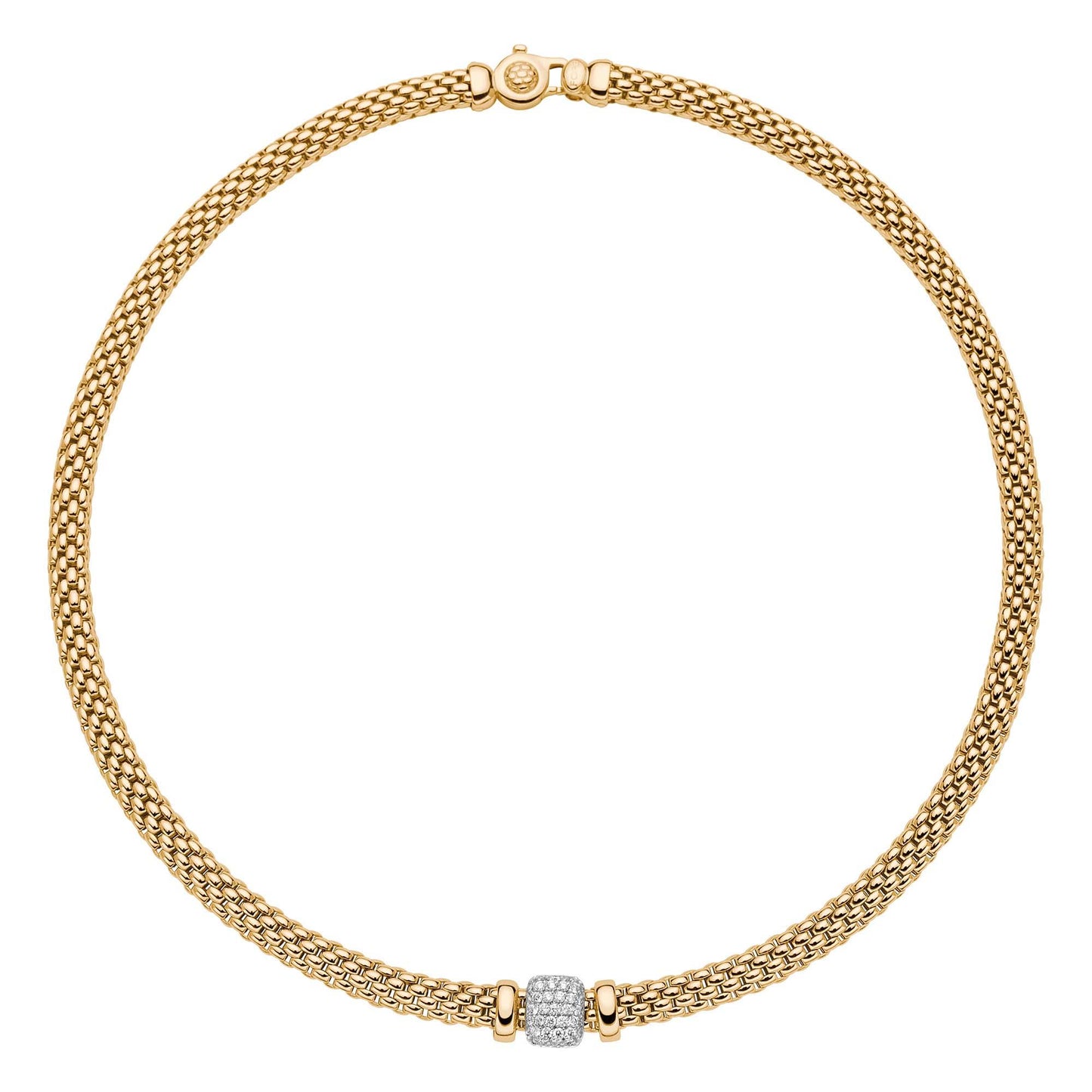 Vendôme Flex'it Collier, Bicolor-Gold • Diamant von FOPE (56102CX_PB_G_XBX_042)