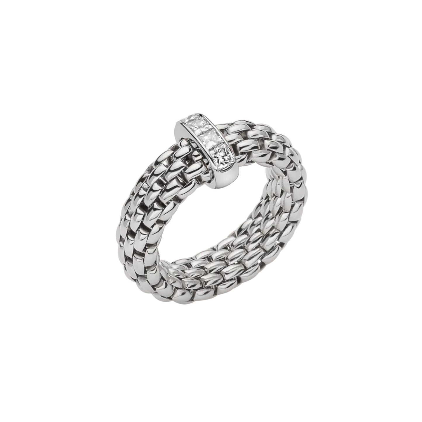 Vendôme Flex'it Ring mit Diamanten, Weißgold • Diamant von FOPE (58402AX_BB_B_XBX_00S) Vendôme Flex'it Ring mit Diamanten, Weißgold • Diamant von FOPE (58402AX_BB_B_XBX_00S)