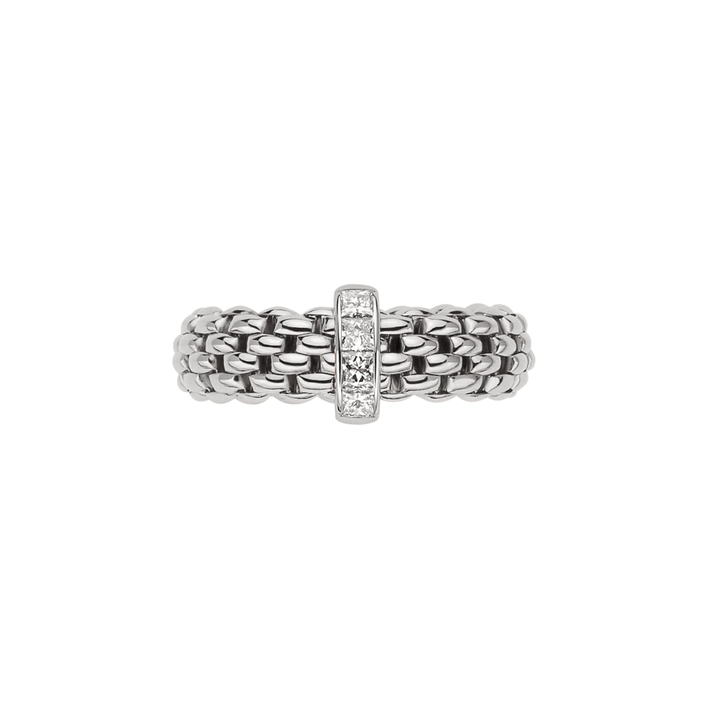 Vendôme Flex'it Ring mit Diamanten, Weißgold • Diamant von FOPE (58402AX_BB_B_XBX_00S) Vendôme Flex'it Ring mit Diamanten, Weißgold • Diamant von FOPE (58402AX_BB_B_XBX_00S)