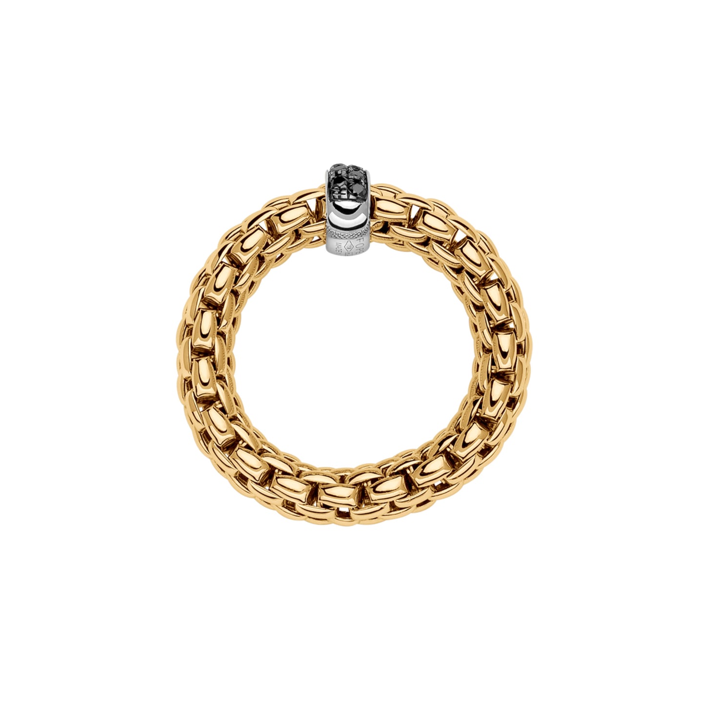 Vendôme Flex'it Ring mit schwarzen Diamanten, Bicolor-Gold • Diamant von FOPE (55902AX_BN_G_X1X_00S) Vendôme Flex'it Ring mit schwarzen Diamanten, Bicolor-Gold • Diamant von FOPE (55902AX_BN_G_X1X_00S)