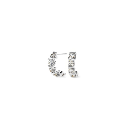 Vivida Creolen von Niessing (N404975-2.8mm-0.08ct-pt)