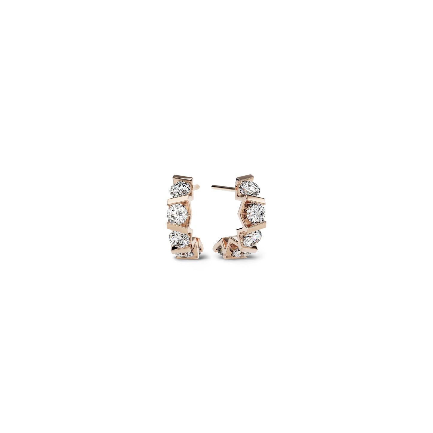 Vivida Creolen von Niessing (N404975-2.8mm-0.08ct-rw)