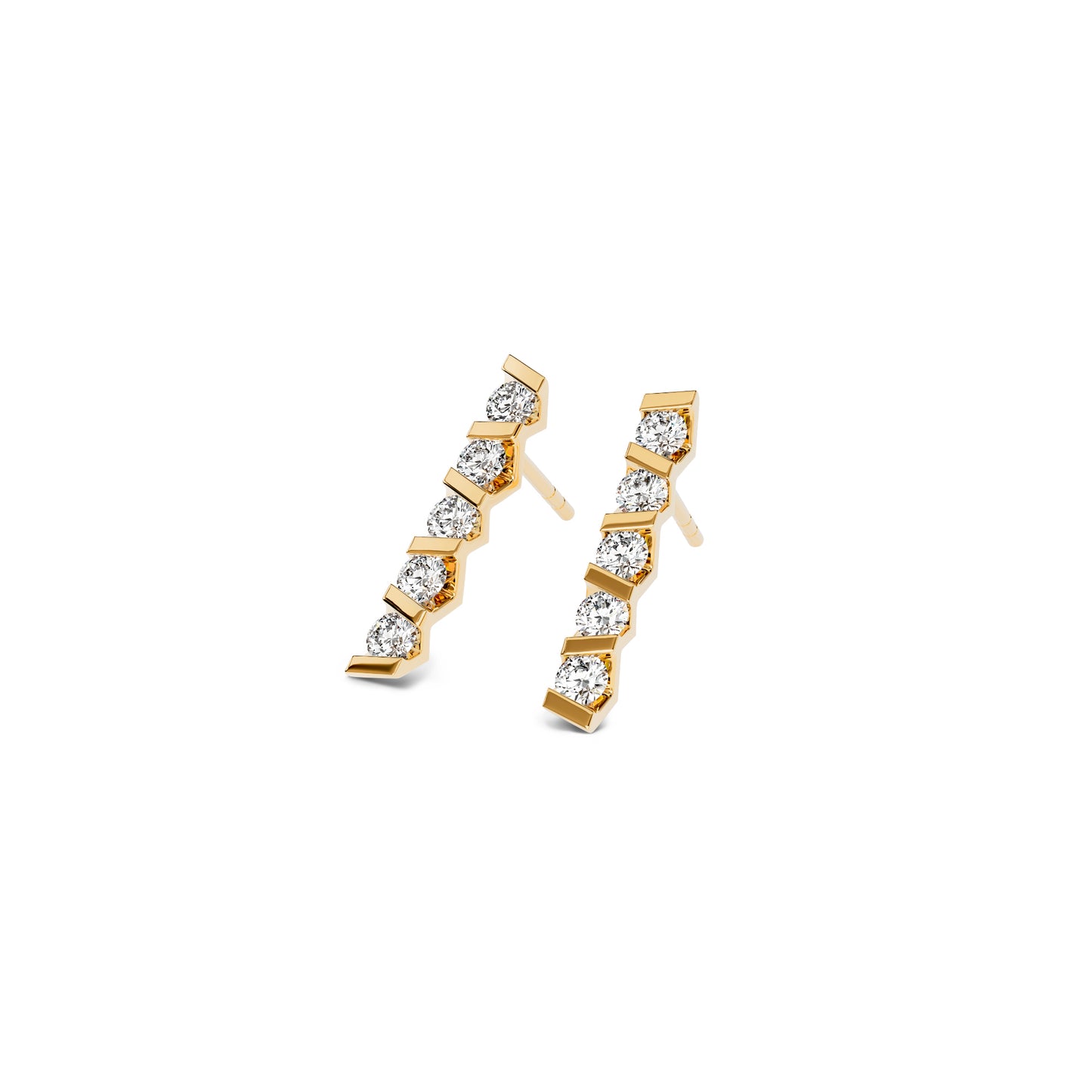 Vivida Ohrstecker von Niessing (N404945-3.5mm-0.16ct-cy)
