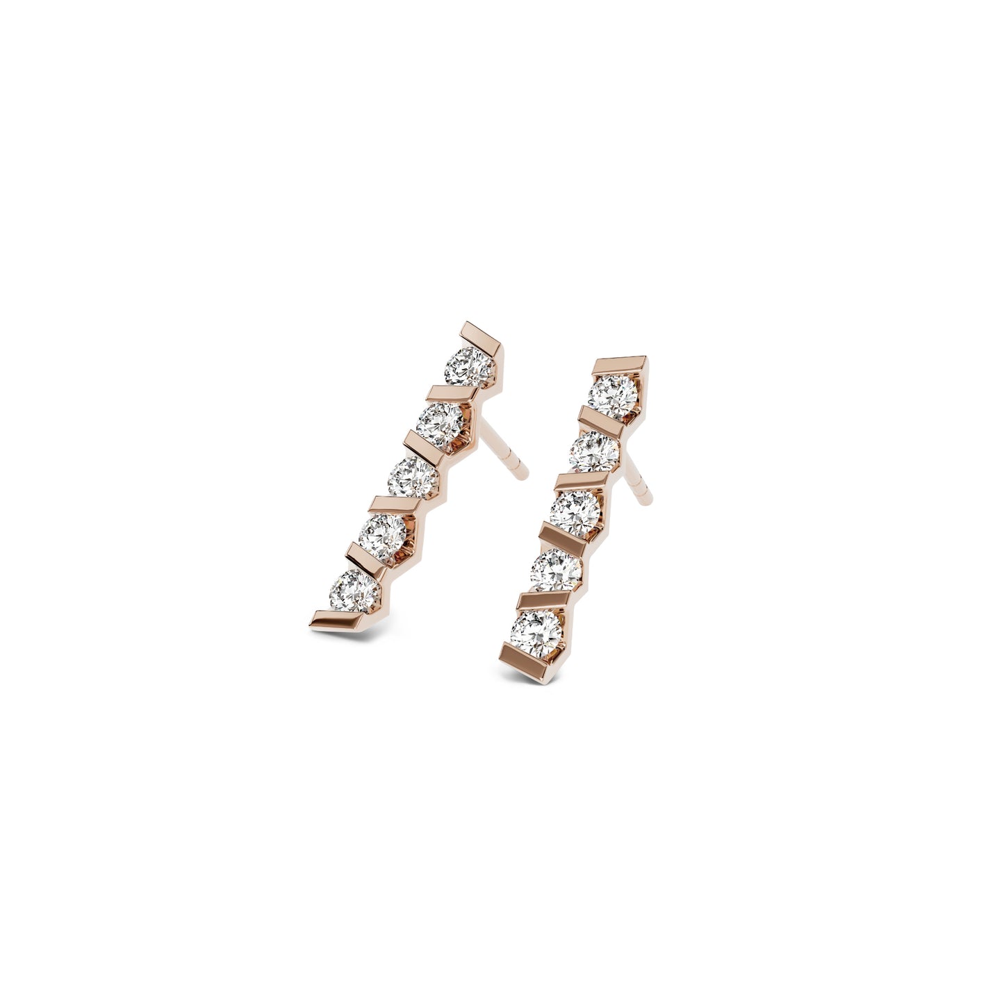 Vivida Ohrstecker von Niessing (N404945-4mm-0.23ct-rw)