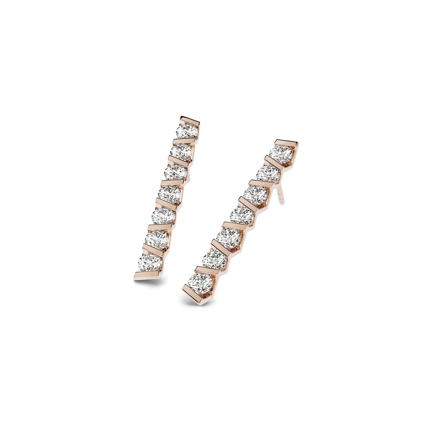 Vivida Ohrstecker • Diamant von Niessing (N404947-2.8mm-0.08ct-gloss-rw)