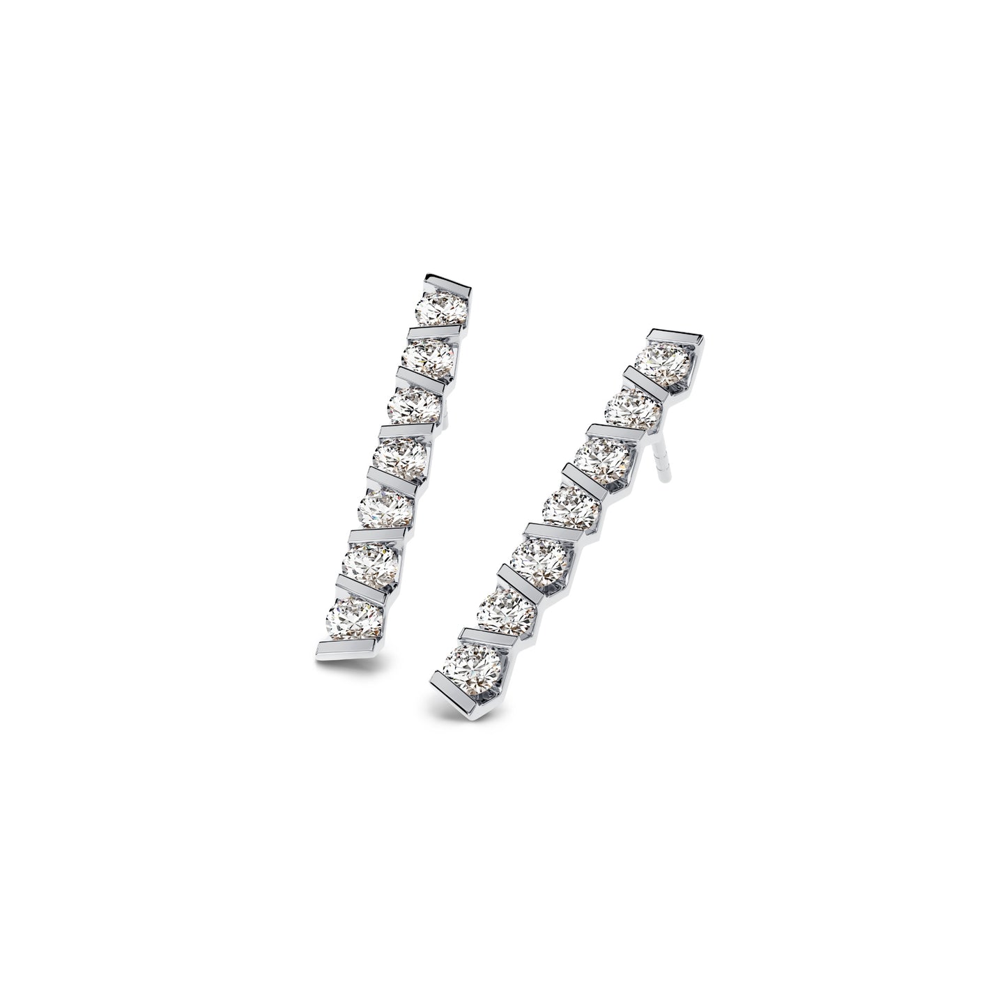 Vivida Ohrstecker von Niessing (N404947-2.8mm-0.08ct-pt)