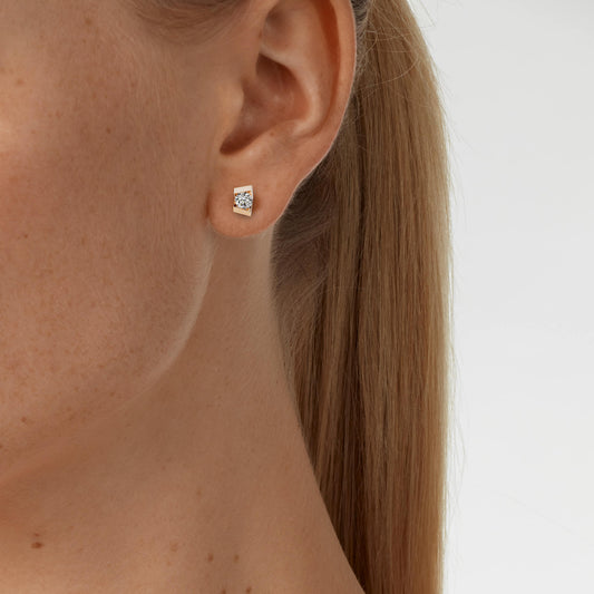 Vivida Ohrstecker von Niessing (N404971-2.8mm-0.08ct-cr)