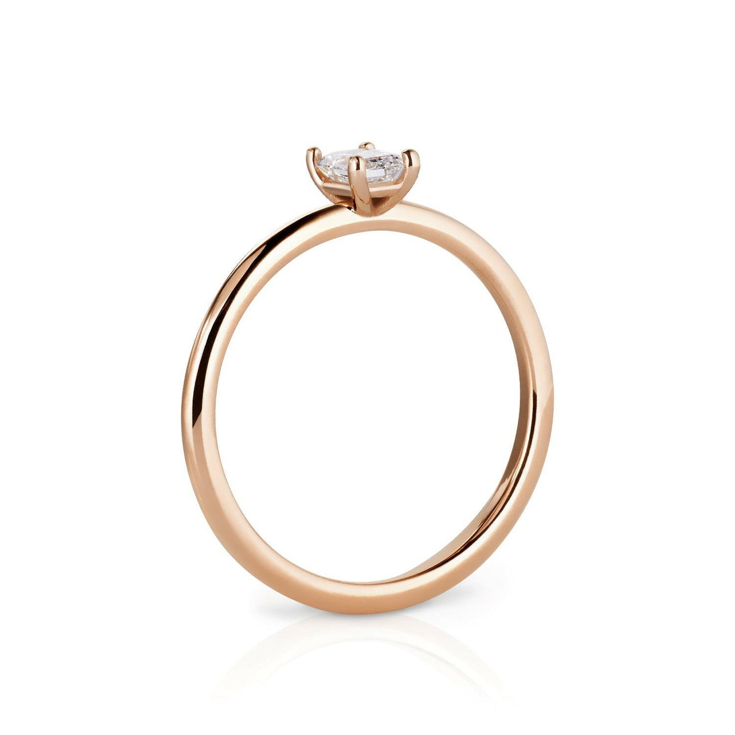 Ring Khloé, Roségold mit Diamant 0.3 ct. von The Good Bling online kaufen (Ref. TGB-Khloe-RG-03)