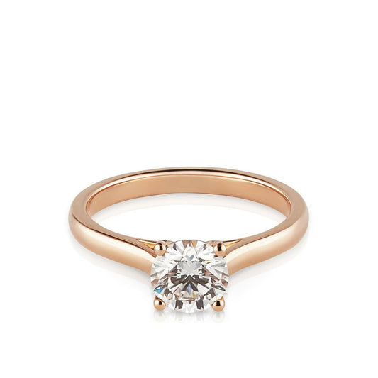 Ring Gigi, Solitärring aus Roségold mit Diamant von The Good Bling online kaufen (Ref. TGB-Gigi-Ring-RG)