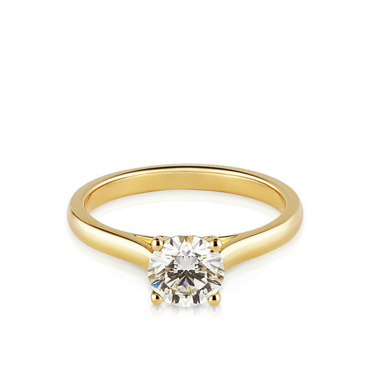 Ring Gigi, Solitärring aus Gelbgold mit Diamant von The Good Bling online kaufen (Ref. TGB-Gigi-Ring-GG)