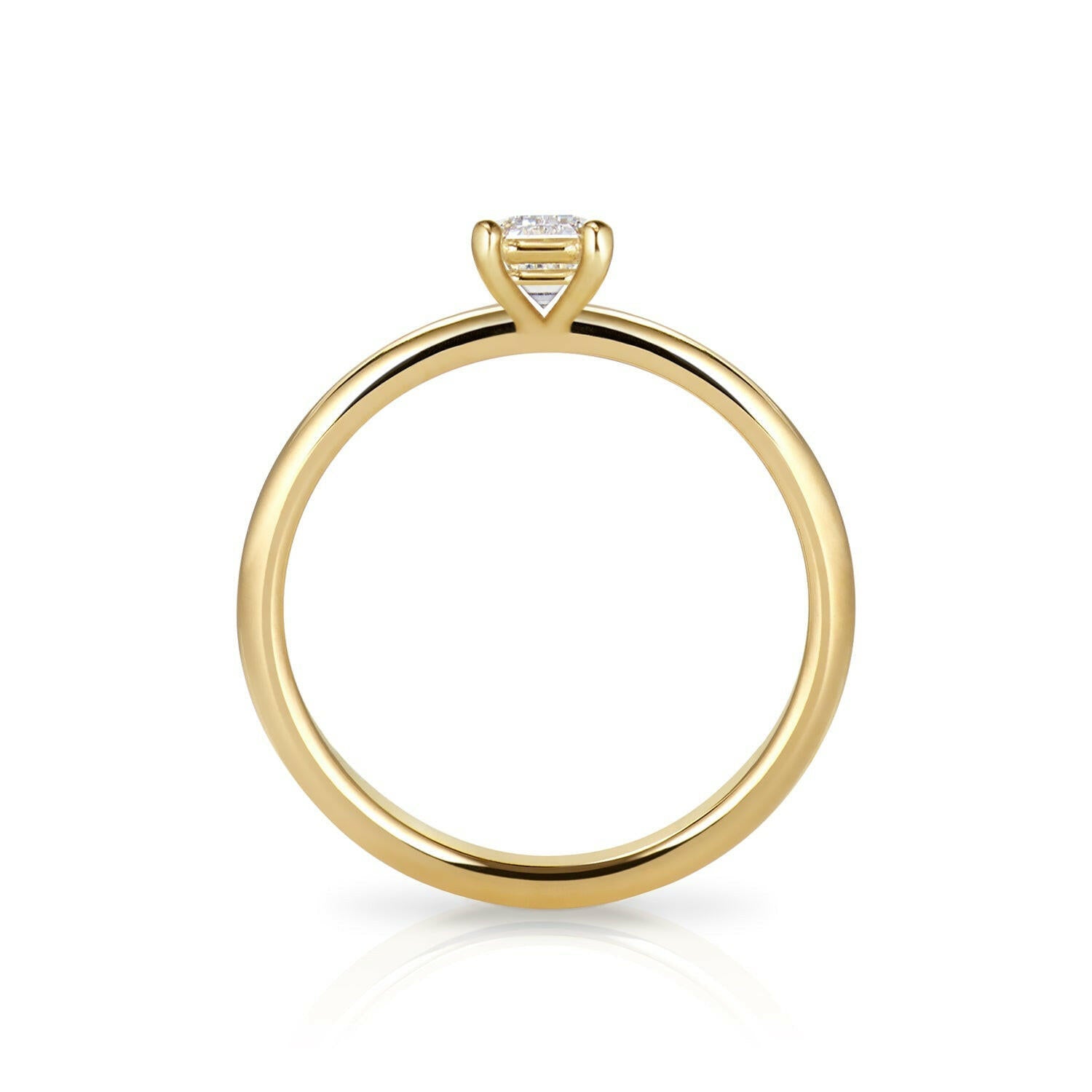 Ring Bella, Solitärring aus Gelbgold mit Diamant 0.3 ct. von The Good Bling online kaufen (Ref. TGB-Bella-Ring-GG-03)