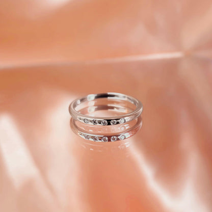 Ring Kim, Weißgold mit Diamanten von The Good Bling online kaufen (Ref. TGB-Kim-Ring)