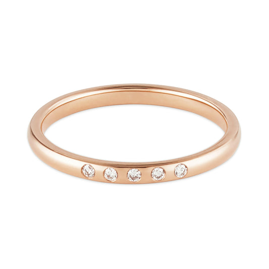 Ring Kim, Roségold mit Diamanten von The Good Bling online kaufen (Ref. TGB-Kim-Ring-RG)