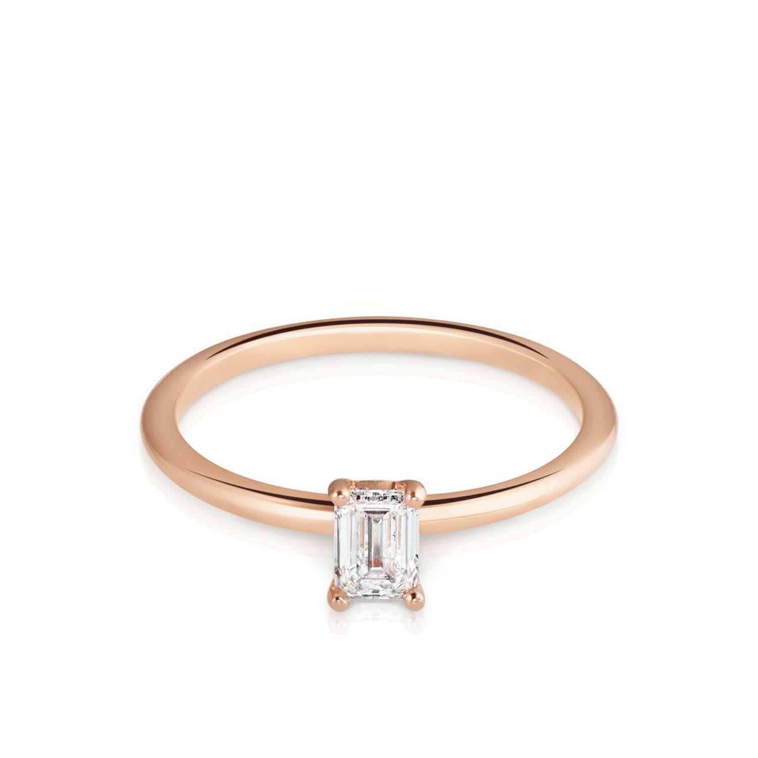 Ring Khloé, Roségold mit Diamant 0.3 ct. von The Good Bling online kaufen (Ref. TGB-Khloe-RG-03)