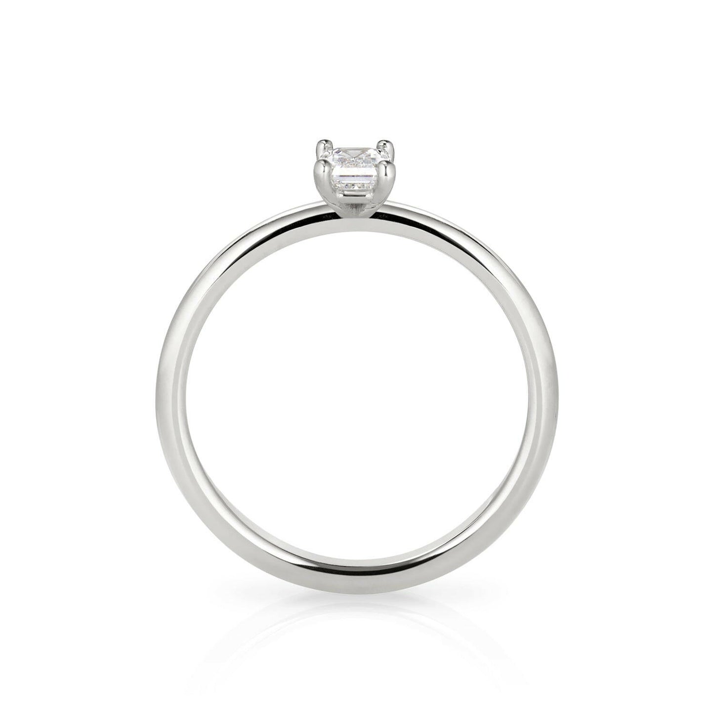 Ring Khloé, Weißgold mit Diamant 0.3 ct. von The Good Bling online kaufen (Ref. TGB-Khloe-Ring-WG-03)