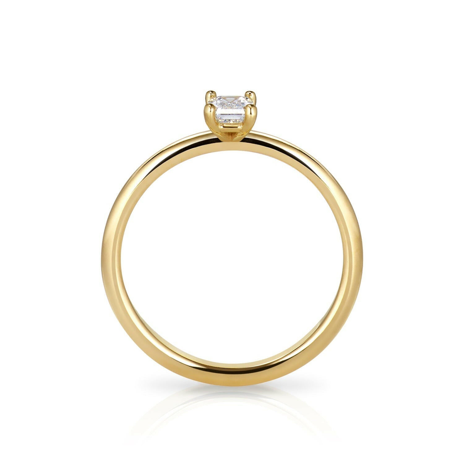 Ring Khloé, Gelbgold mit Diamant 0.3 ct. von The Good Bling online kaufen (Ref. TGB-Khloe-Ring-GG-03)