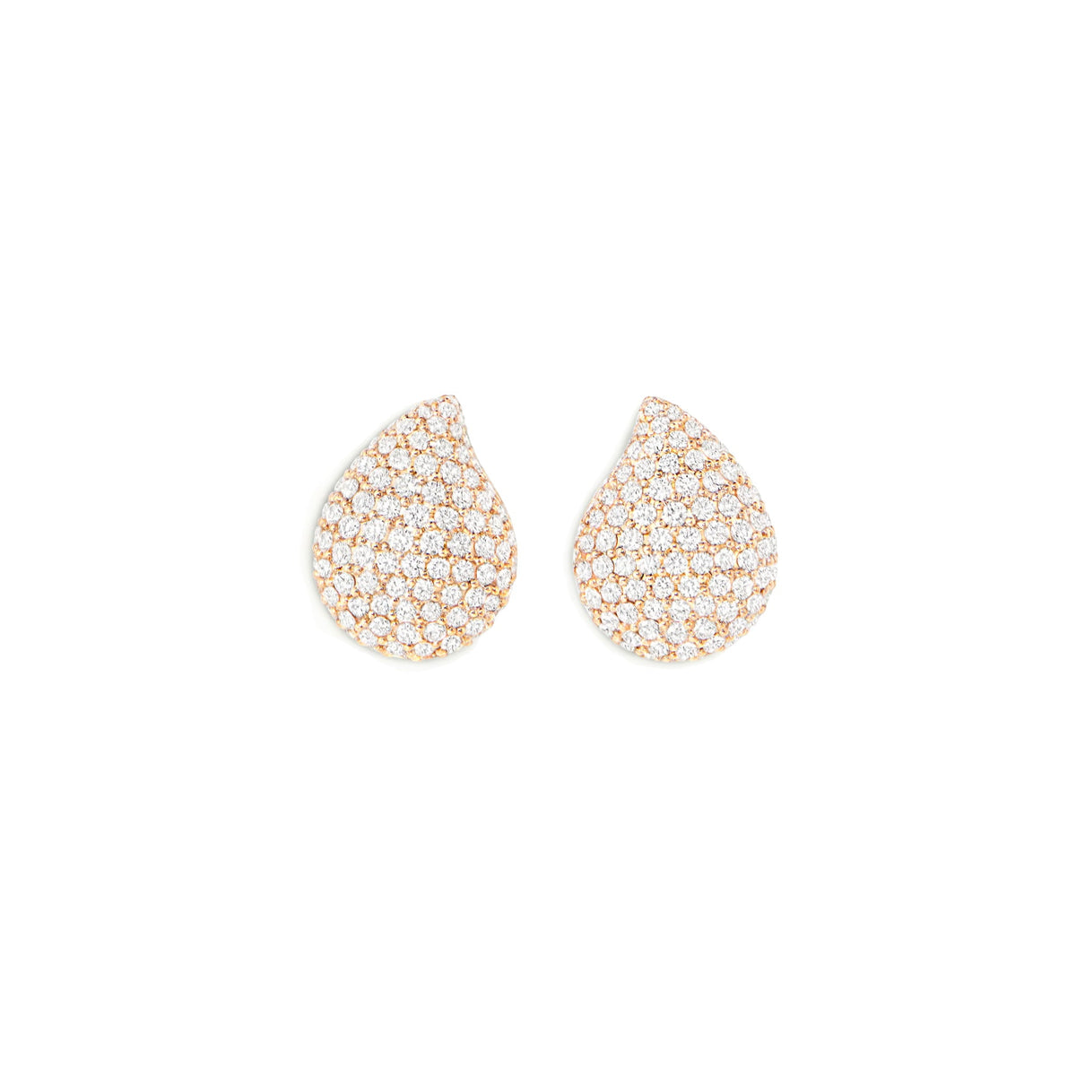 Ohrstecker aus Roségold mit Diamant