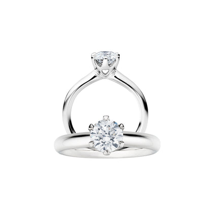 Ring Endless Love, Weißgold • Diamant von Capolavoro (RI8B05060.0.25TW-VS)