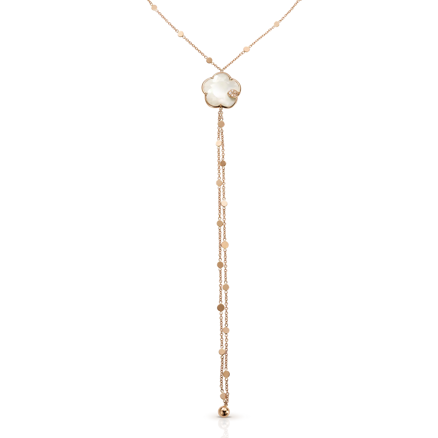 Ton Joli Lunaire Necktie, Weißgold