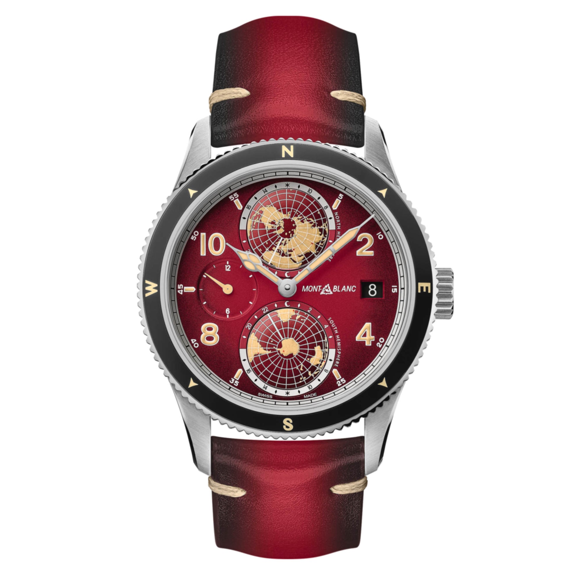 1858 Geosphere Kawa Karpo Limited Edition - 188 Exemplare, Titan • Saphir von Montblanc (129177)