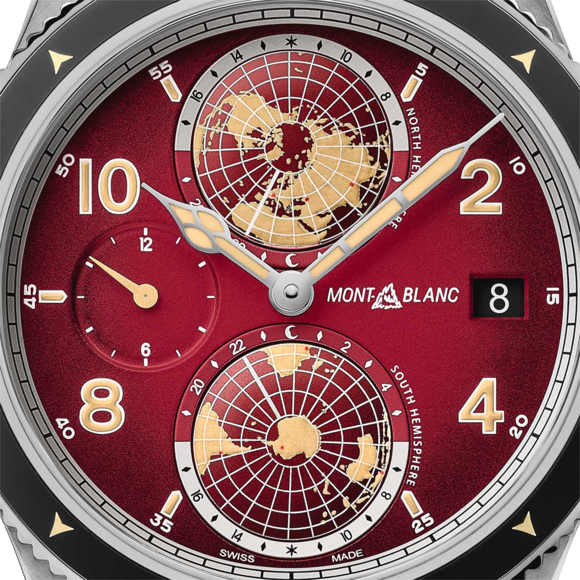 1858 Geosphere Kawa Karpo Limited Edition - 188 Exemplare, Titan • Saphir von Montblanc (129177)