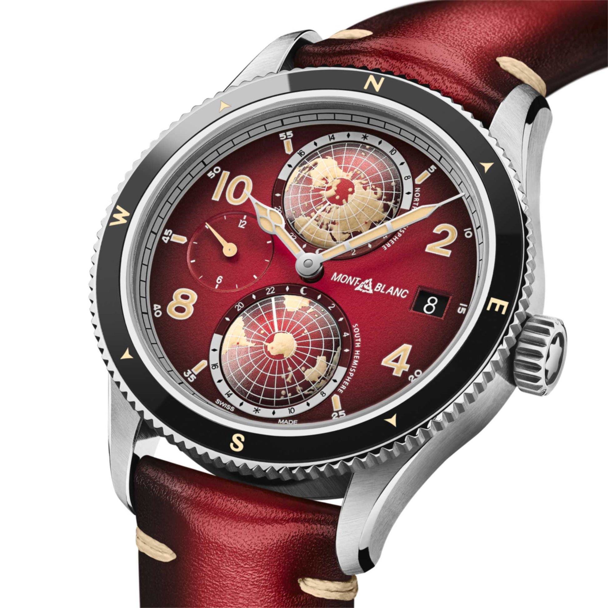 1858 Geosphere Kawa Karpo Limited Edition - 188 Exemplare, Titan • Saphir von Montblanc (129177)