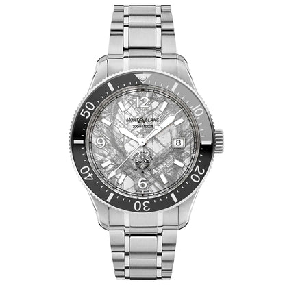 1858 Iced Sea Automatic Date, Edelstahl von Montblanc (130793)