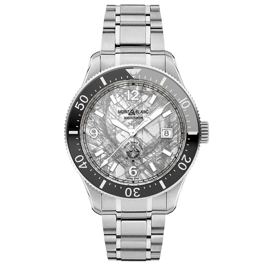 1858 Iced Sea Automatic Date, Edelstahl von Montblanc (130793)