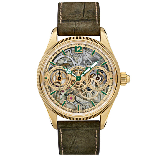 1858 The Unveiled Secret Minerva Monopusher Chronograph Limited Edition - 18 Exemplare, Titan • Saphir von Montblanc (129622)