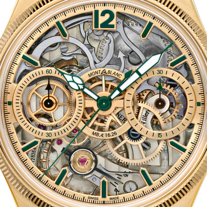 1858 The Unveiled Secret Minerva Monopusher Chronograph Limited Edition - 18 Exemplare • Saphir von Montblanc (129622)