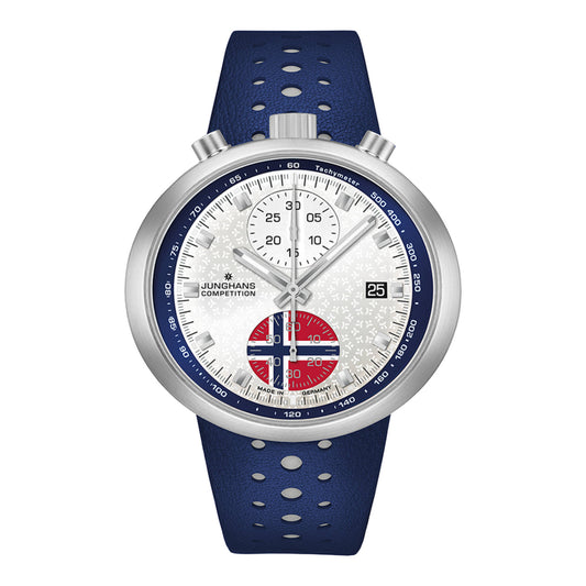 1972 Competition FIS Edition Trondheim, Tricolor-Gold von Junghans (27/4507.00)