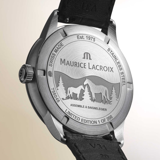 1975 Automatic Vagues du Jura GMT von Maurice Lacroix (756048-SS001-131-2)