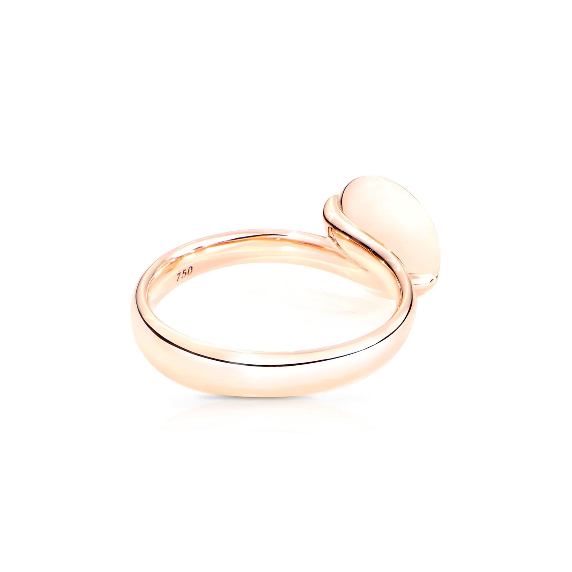 BOUTON Ring small Amethyst, Roségold • Amethyst von Tamara Comolli (R-BOU-s-Am-rg)