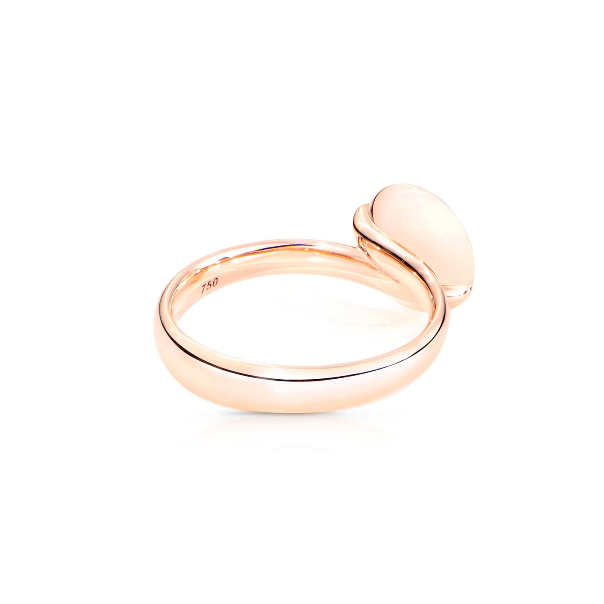 BOUTON Ring Small, Roségold • Granat von Tamara Comolli (R-BOU-s-Man-rg)