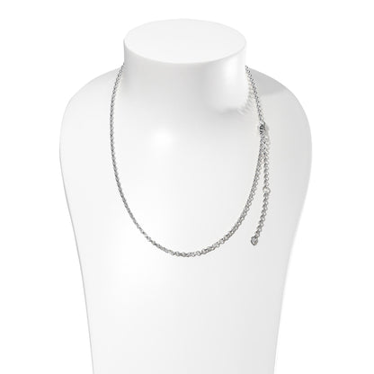 BELCHER Kette, Weißgold von Tamara Comolli (C-BelA-2.8-wg-60)