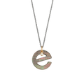 Collier Love Letters "e" Perlmutt schwarz - 2-81716-05