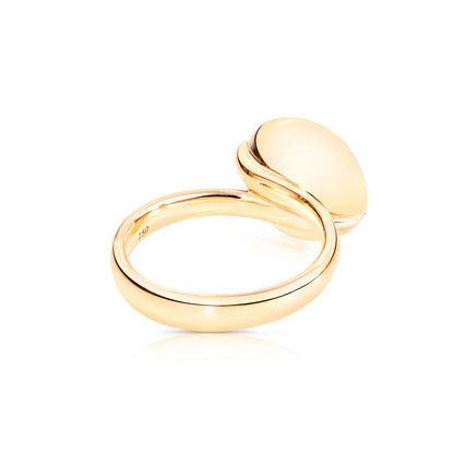 BOUTON Ring, Gelbgold • Amethyst • Diamant von Tamara Comolli (R-BOU-l-p-yg)