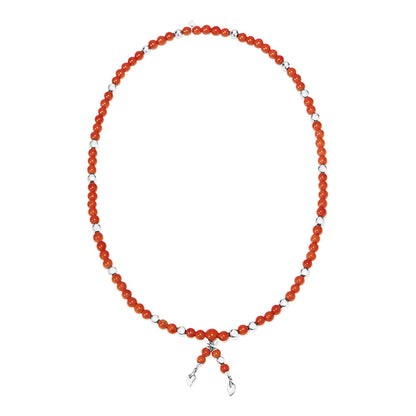 INDIA Armband medium Koralle, Weißgold von Tamara Comolli (B-IND-Cor-m-wg)