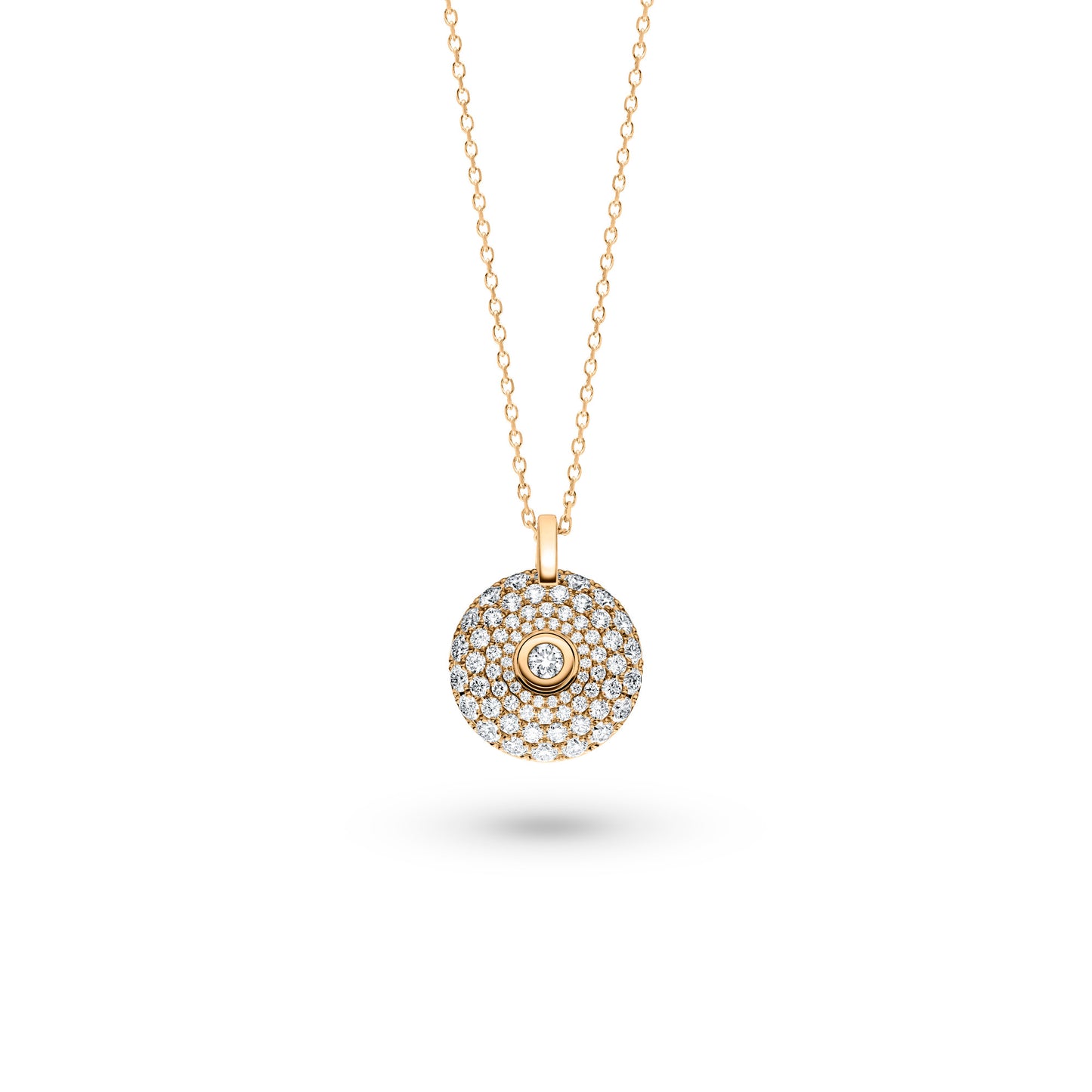 360 – Three Sixty Collier, Gelbgold • Diamant von Schaffrath (114_MD003_150_GW)