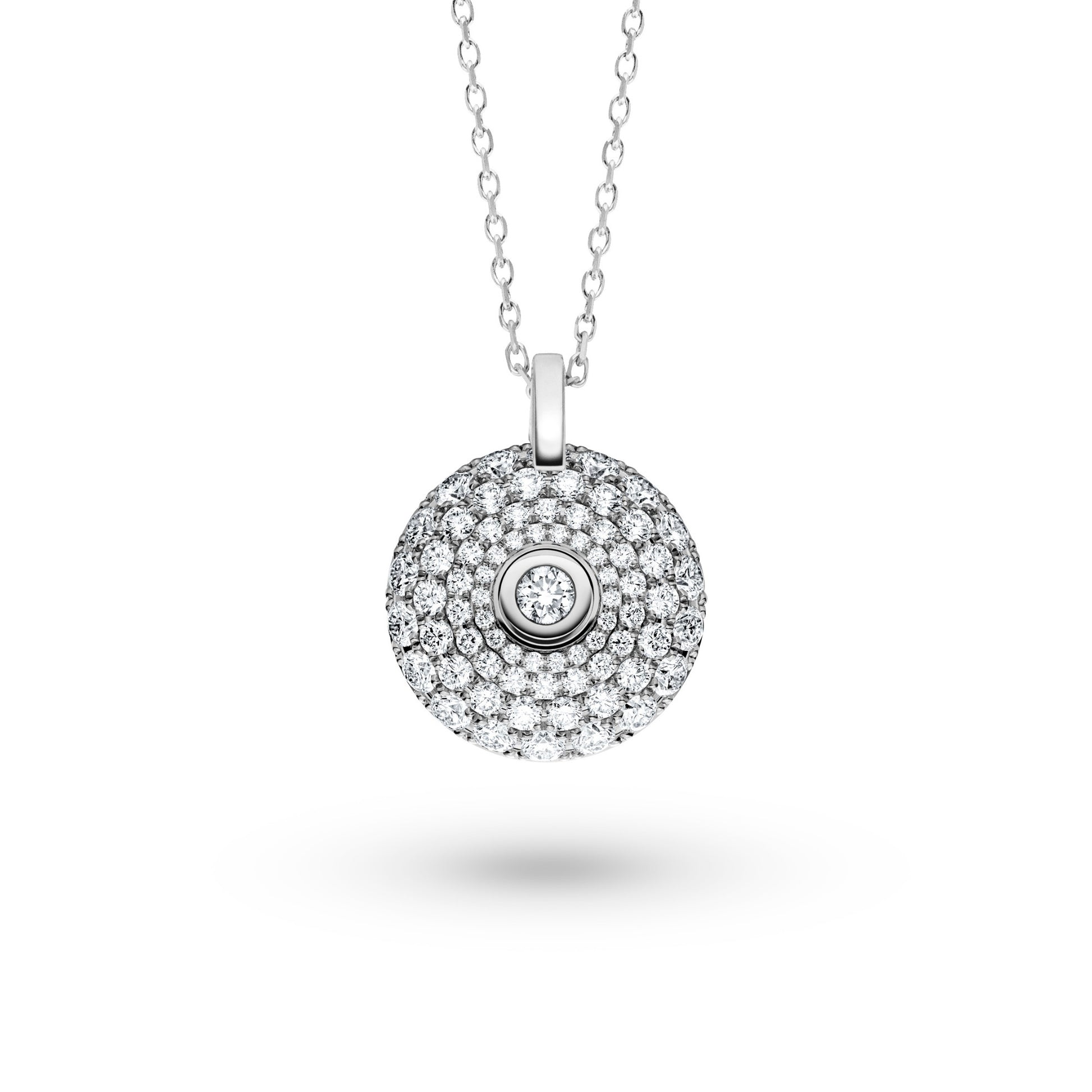 360 – Three Sixty Collier, Weißgold • Diamant von Schaffrath (214_MD003_150_WW)