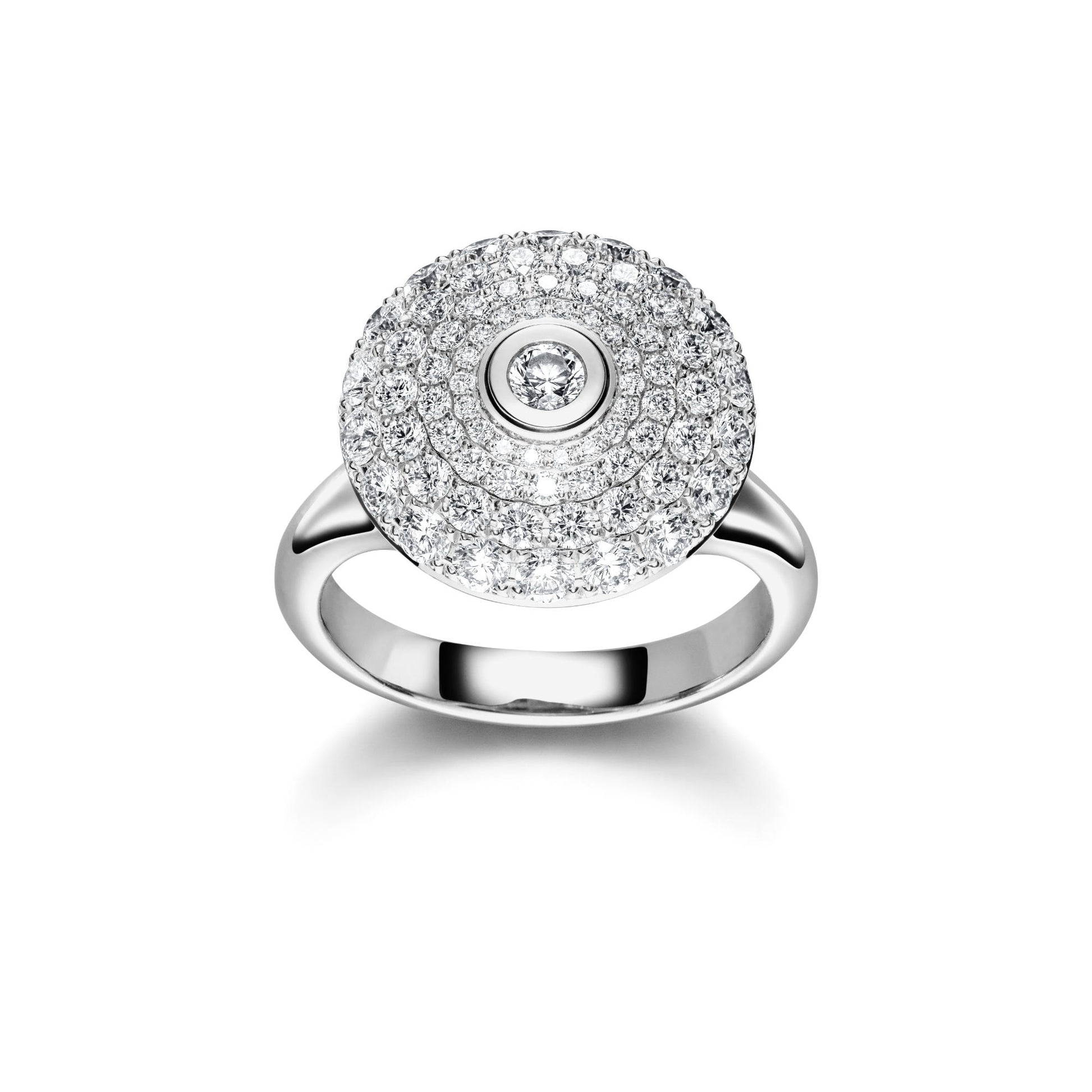 360 – Three Sixty Diamantring, Weißgold • Diamant von Schaffrath (218_MD001_150_WW)