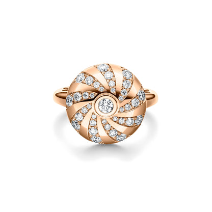 360 – Three Sixty Diamantring, Roségold • Diamant von Schaffrath (758_MD002_080_RW)