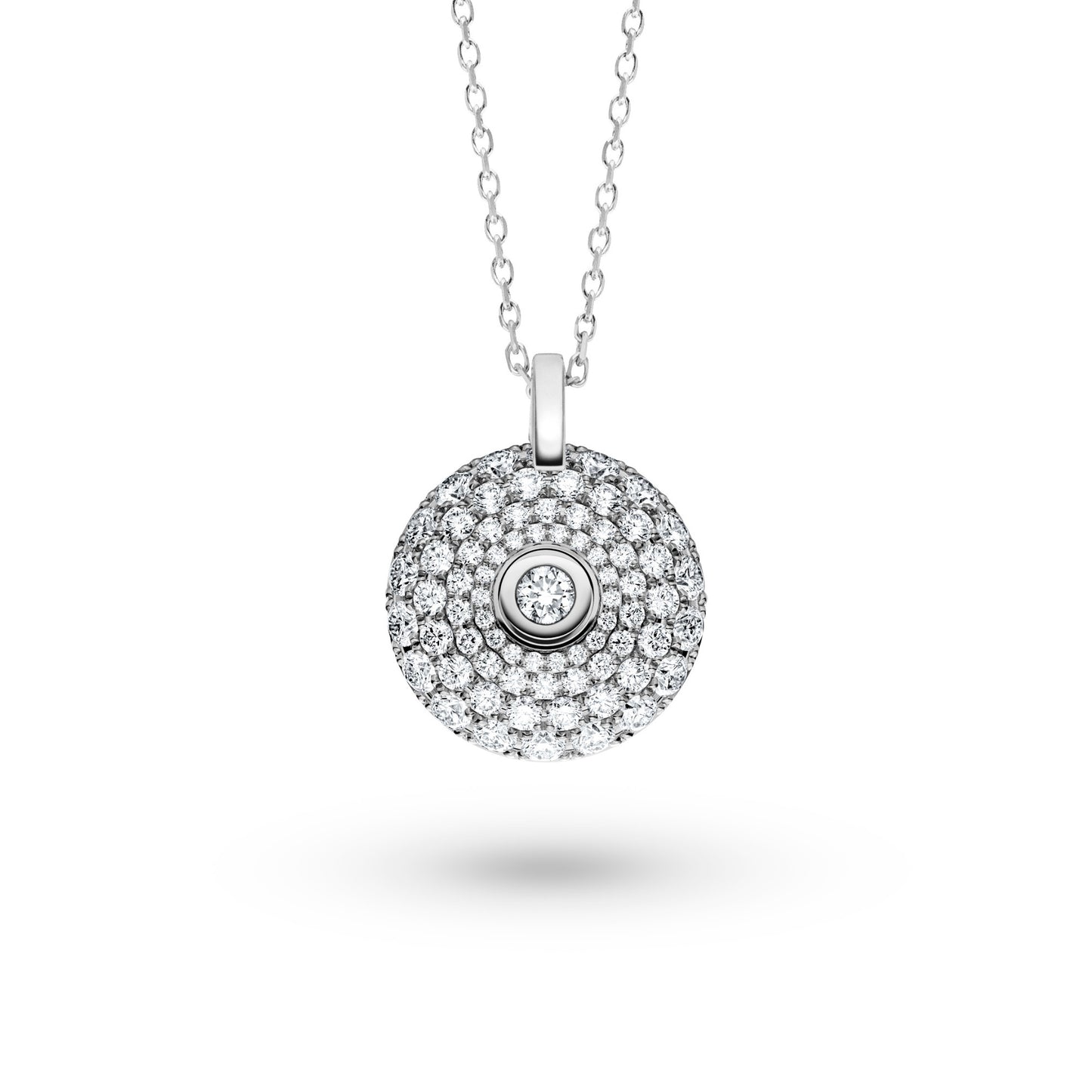 360 – Three Sixty Collier, Weißgold • Diamant von Schaffrath (214_MD003_150_WW)