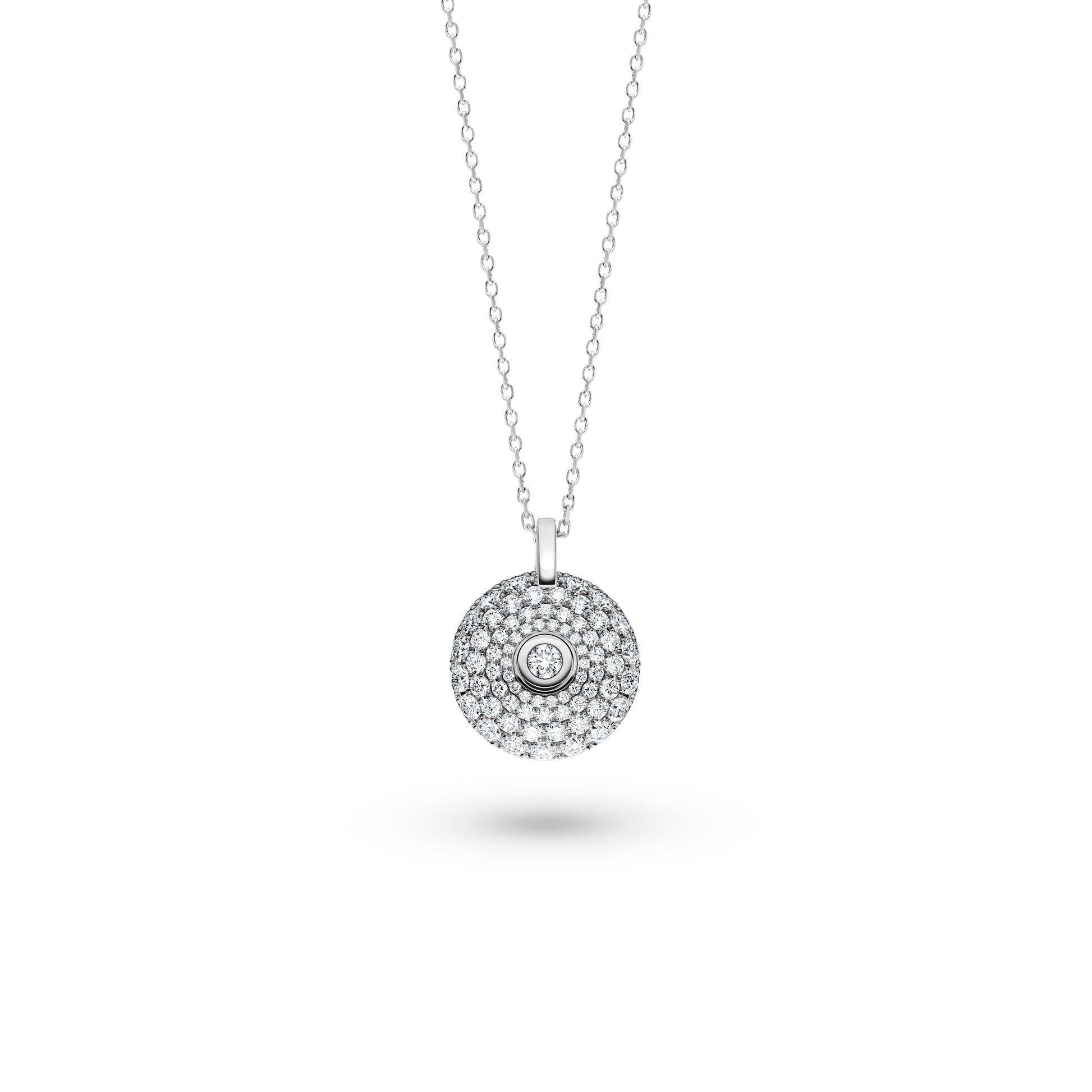 360 – Three Sixty Collier, Weißgold • Diamant von Schaffrath (214_MD003_150_WW)