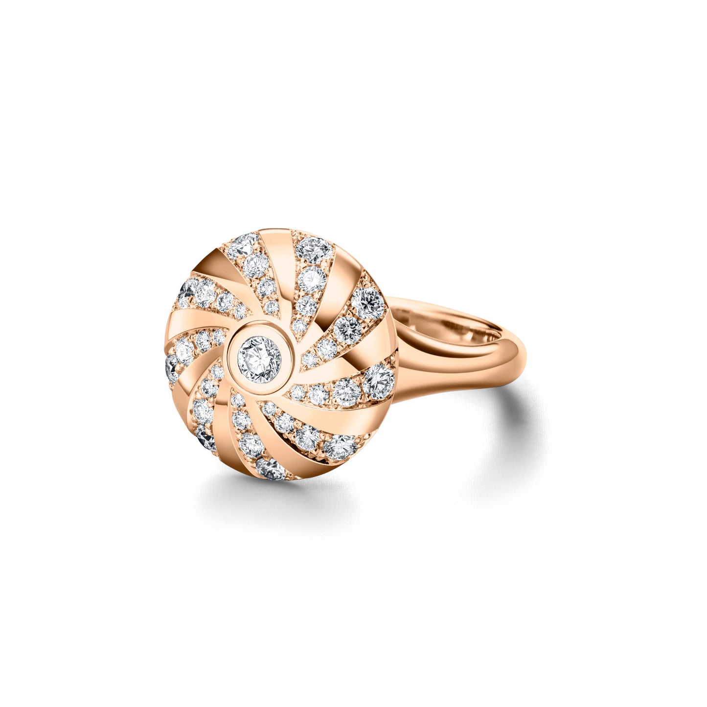 360 – Three Sixty Diamantring, Roségold • Diamant von Schaffrath (758_MD002_080_RW)