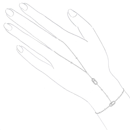 Move Uno Handkette, Weißgold • Diamant von Messika (12021-WG)