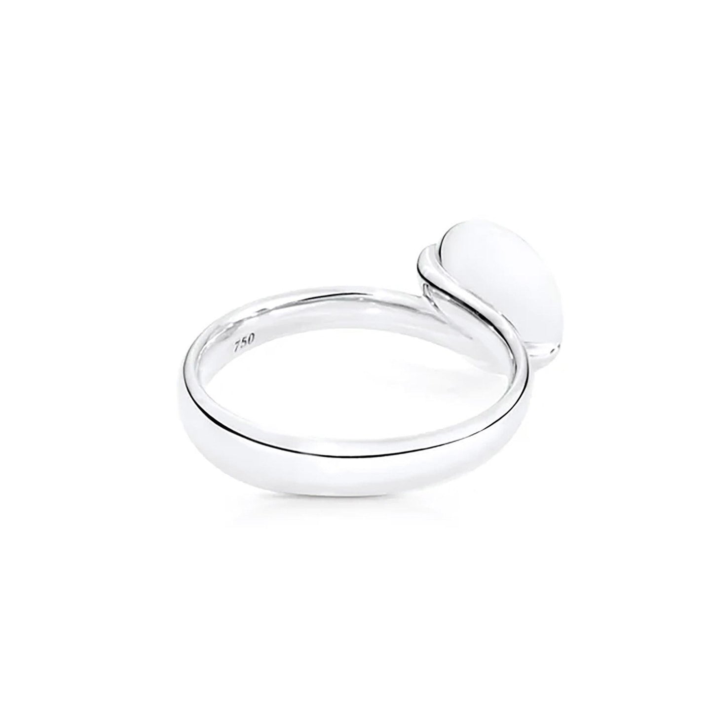 BOUTON Ring small Amethyst, Weißgold • Amethyst von Tamara Comolli (R-BOU-s-Am-wg)
