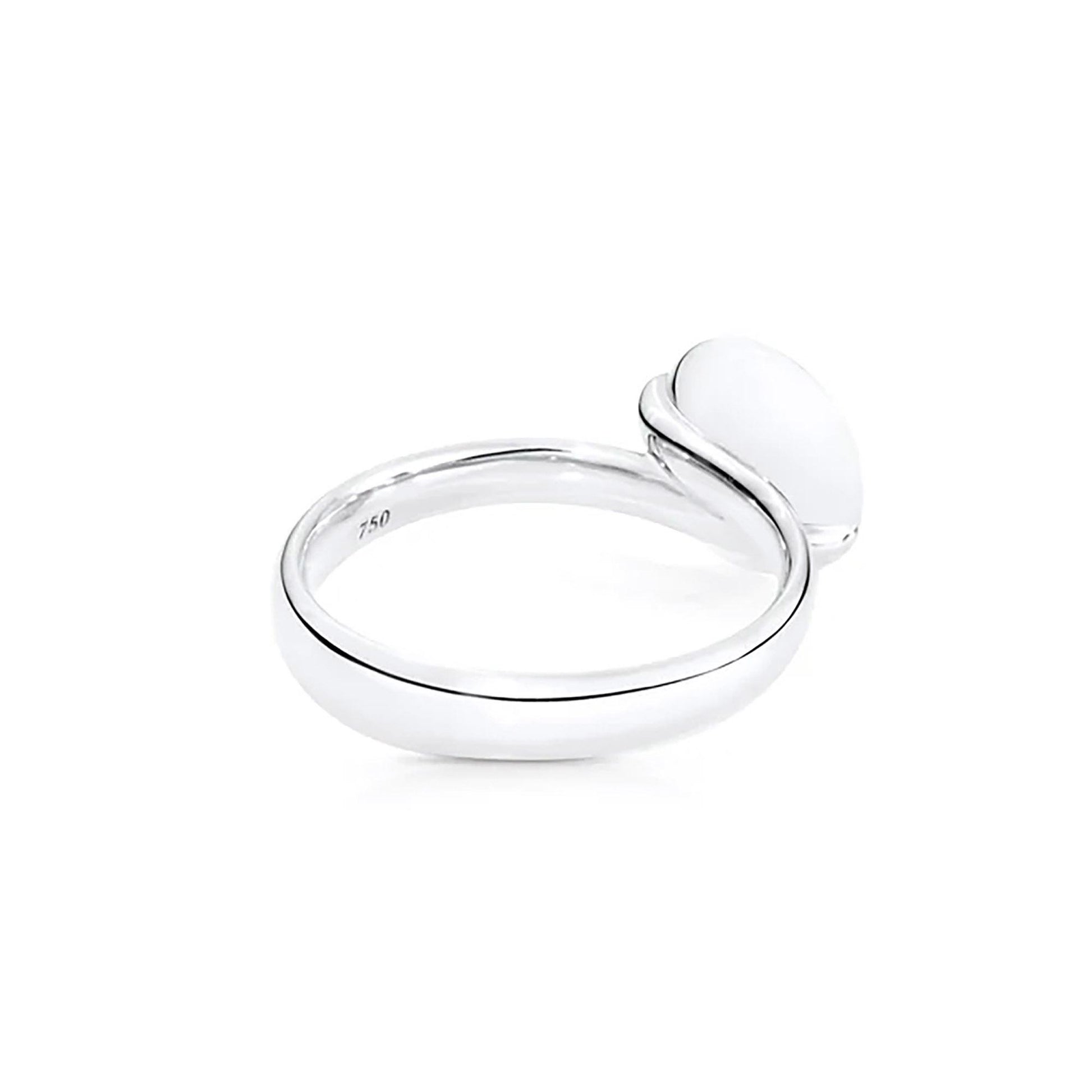 BOUTON Ring small Amethyst, Weißgold • Amethyst von Tamara Comolli (R-BOU-s-Am-wg)