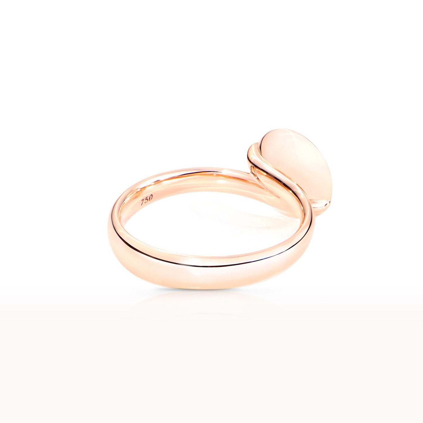 BOUTON Ring Small, Roségold • Karneol von Tamara Comolli (R-BOU-s-Carn-rg)