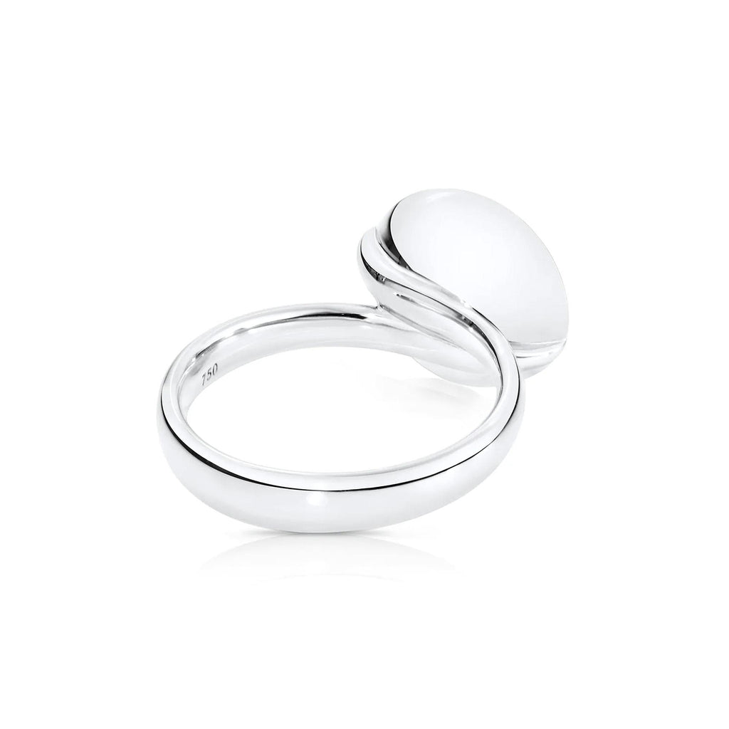 BOUTON Ring large London Topas, Weißgold • London Topas • Topas von Tamara Comolli (R-BOU-I-ToLo-wg)